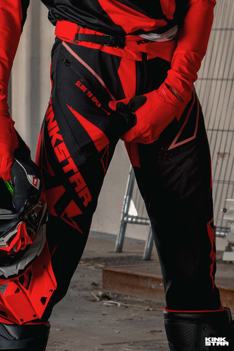 Tripex Pants black/red
